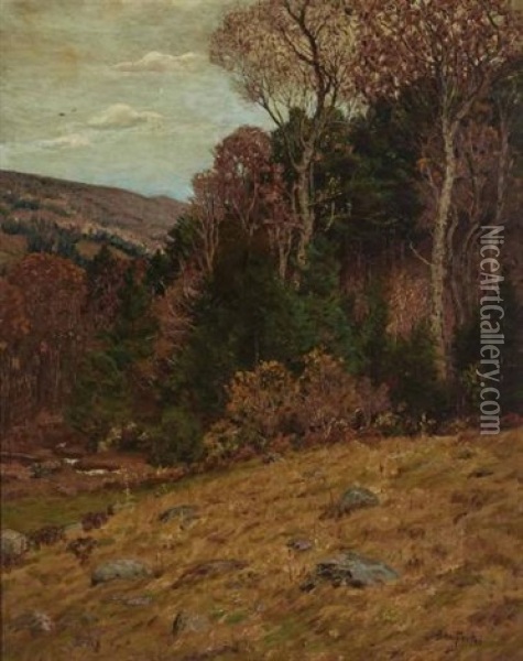 Autumn Landscape Oil Painting - Ben Foster