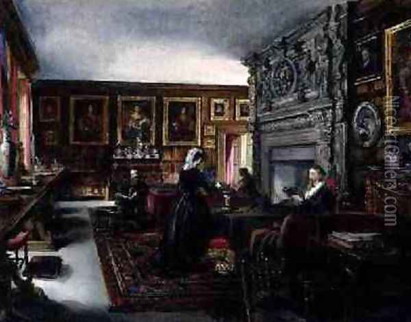 Quartet in the Great Hall Oil Painting - Rebecca Dulcibella Orpen