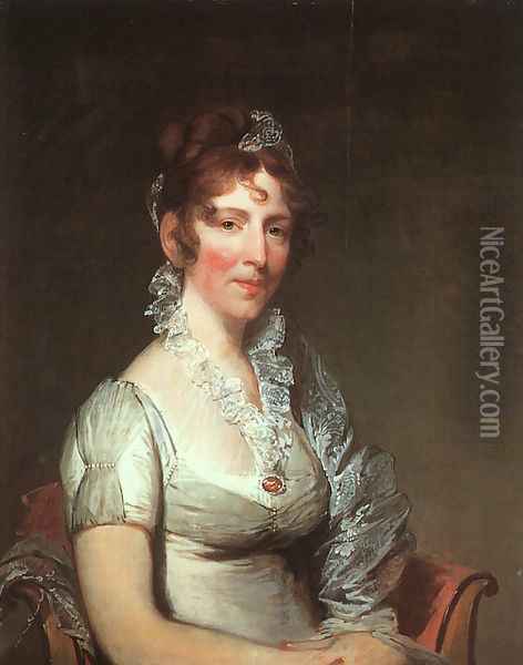 Elizabeth Tuckerman Salisbury (Mrs. Stephen Salisbury I) 1810 Oil Painting - Gilbert Stuart