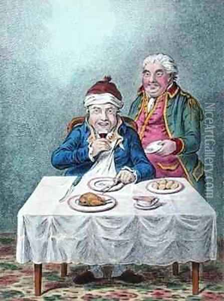 Charming well Again Oil Painting - James Gillray