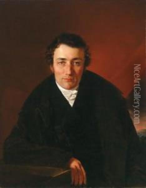 Portrait Eines Herren Oil Painting - Franz Eybl
