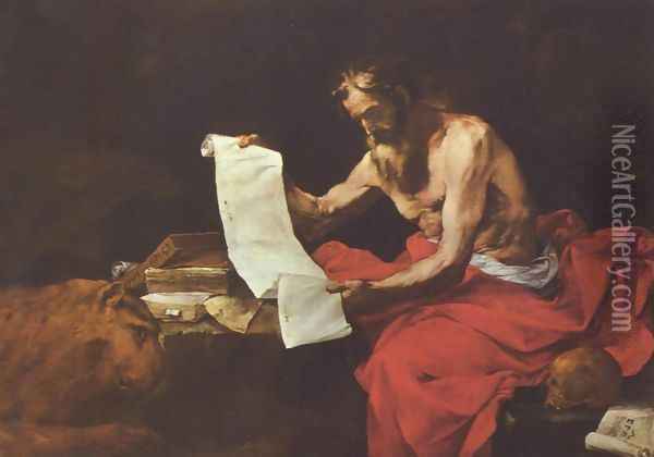 Saint Jérôme Oil Painting - Jusepe de Ribera