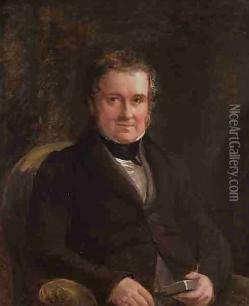 Lewis Weston Dillwyn Oil Painting - Sir George Hayter