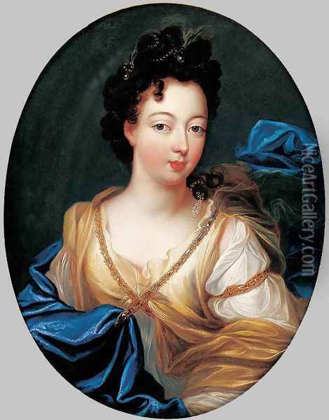 Portrait of the Duchess of Modena Oil Painting - Pierre Gobert