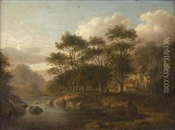 Mill At Woodhall Oil Painting - Jane Nasmyth