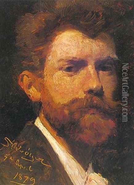 Self Portrait Oil Painting - Peder Severin Kroyer