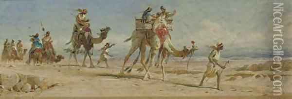 Crossing the Dessert Oil Painting - Carl Haag