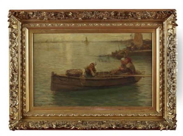 Fishers - Brittany Oil Painting - Robert McGregor