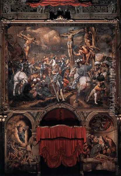 Golgotha 1520-21 Oil Painting - (Giovanni Antonio de' Sacchis) Pordenone