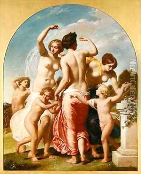 The Three Graces Oil Painting - William Edward Frost
