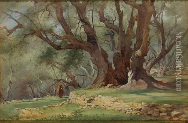 Brodighera Oil Painting - Edward Henry Fahey