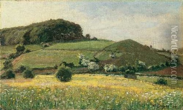 Eifellandschaft Oil Painting - Wilhelm Degode