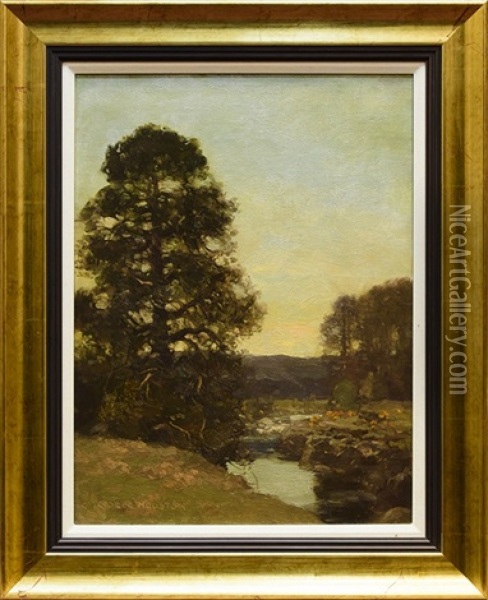 Evening Glengarnock Oil Painting - George Houston