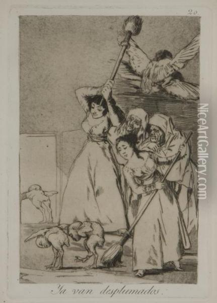 Gli Spennati Oil Painting - Francisco De Goya y Lucientes