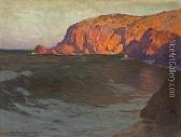 Santa Cruz Island Oil Painting - Edgar Alwin Payne