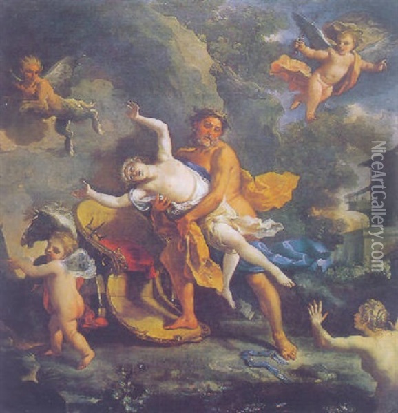 Il Ratto Di Proserpina Oil Painting - Francesco de Mura