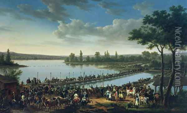 Napoleon before the Battle of Wagram, 6th July 1809 Oil Painting - Joseph Swebach-Desfontaines
