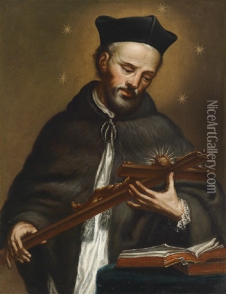 Der Heilige Johannes Von Nepomuk Oil Painting - Petr Brandl