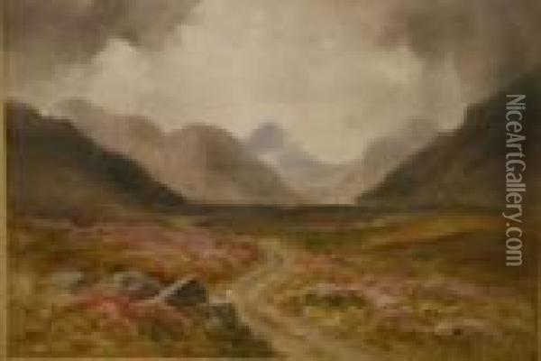Landscape Oil Painting - Joseph Carey Carey