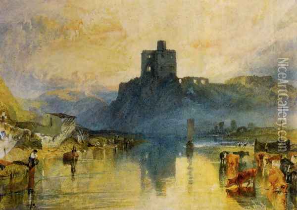 Norham Castle On The River Tweed Oil Painting - Joseph Mallord William Turner