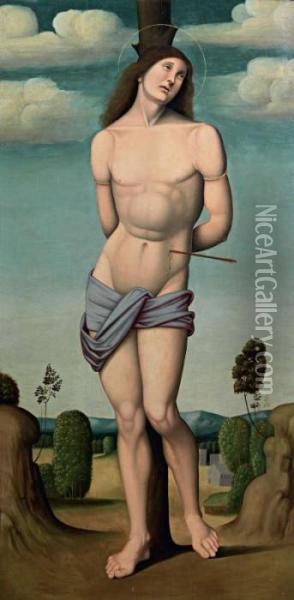 San Sebastiano Oil Painting - Francesco Francia