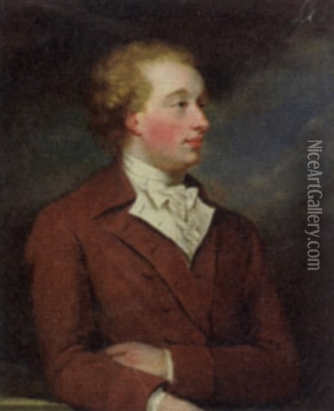 Portrait Of A Gentleman Oil Painting - James (Thomas J.) Northcote