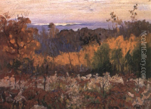 Spring, View From Mount Royal Oil Painting - Maurice Galbraith Cullen