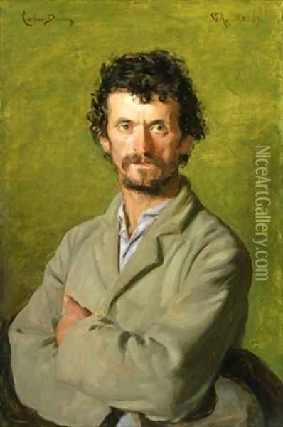 The Artists Gardener Oil Painting - Charles Emile Auguste Carolus-Duran