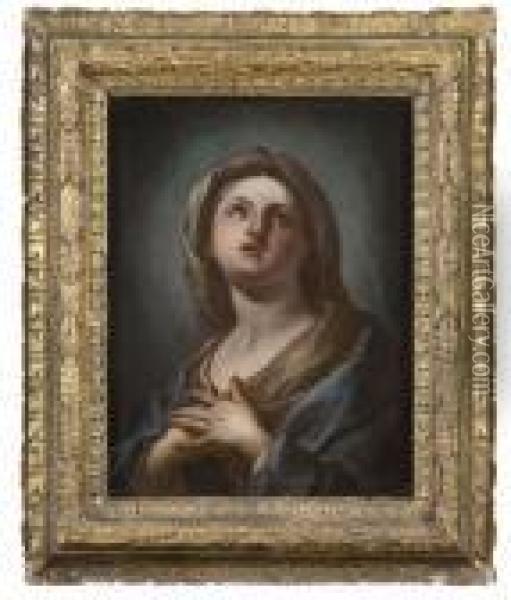 Vergine In Gloria Oil Painting - Francesco Trevisani