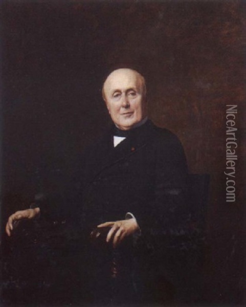 Portrait Du Docteur Guerin Oil Painting - Jean-Leon Gerome