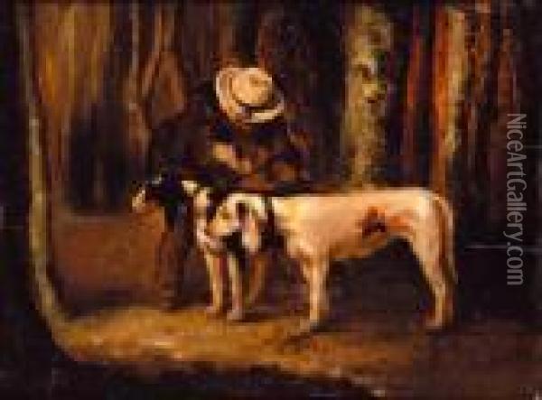 Chasse Oil Painting - Charles Olivier De Penne