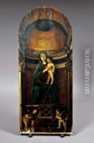 Vierge A L'enfant Oil Painting - Giovanni Bellini