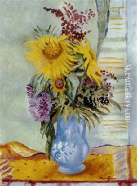 Soleils Et Mimosas Oil Painting - Henri Charles Manguin