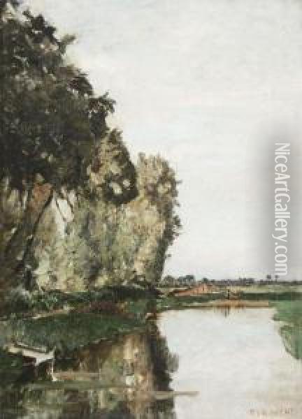 Water Landscape Oil Painting - Hendrik Van Der Hecht