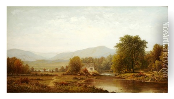 Landscape Oil Painting - Charles Wilson Knapp