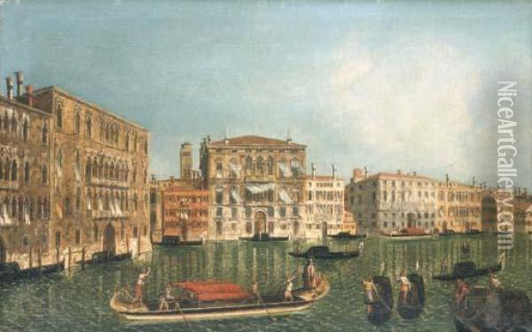 The Grand Canal Oil Painting - Michele Marieschi