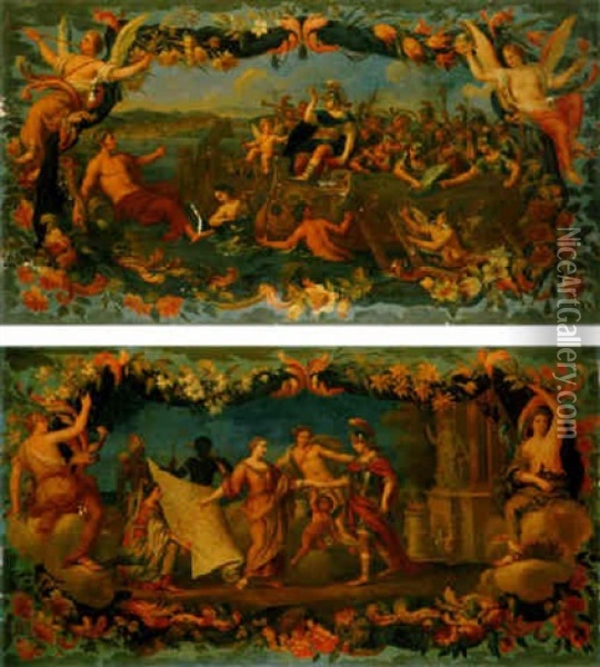 Allegorie Oil Painting - Nicolas Pierre Loir