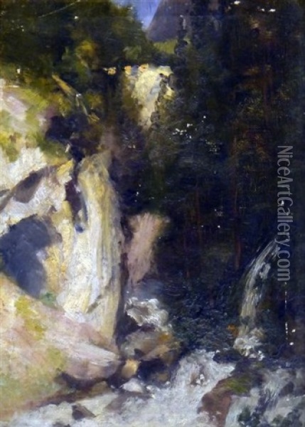 Paysage Oil Painting - Louis Joseph Anthonissen