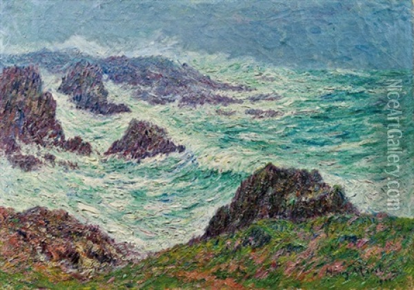 Meereslandschaft Oil Painting - Henry Moret