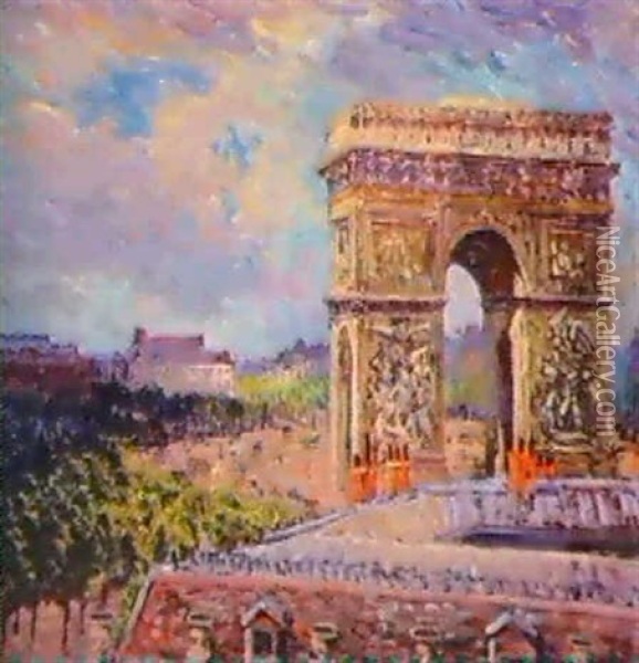 Arc De Triomphe Oil Painting - William Samuel Horton