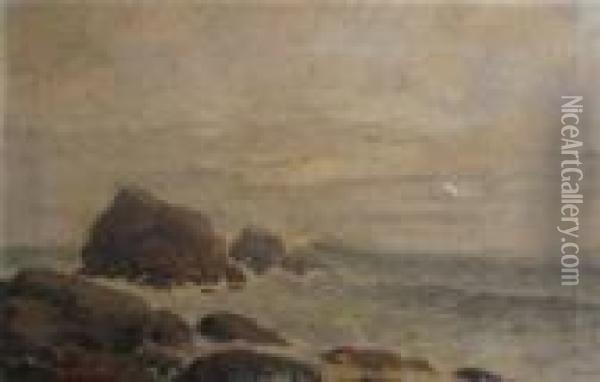 Seascape Oil Painting - Edward A. Page