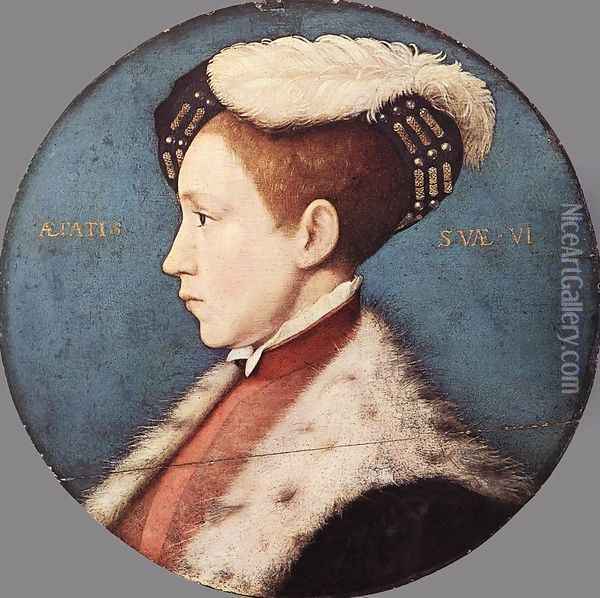 Edward, Prince of Wales 1543 Oil Painting - Hans Holbein the Younger