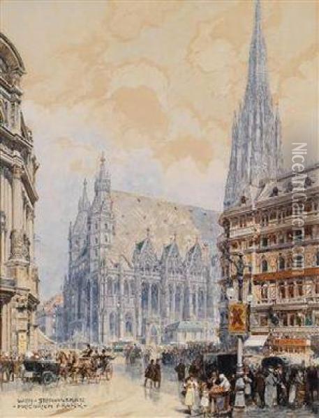 Vienna Oil Painting - Friedrich Frank