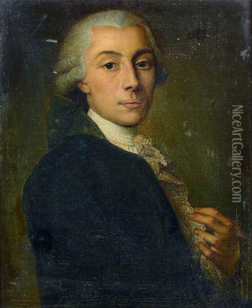 Portrait D'un Homme De Qualite Oil Painting - Claude Arnulphy