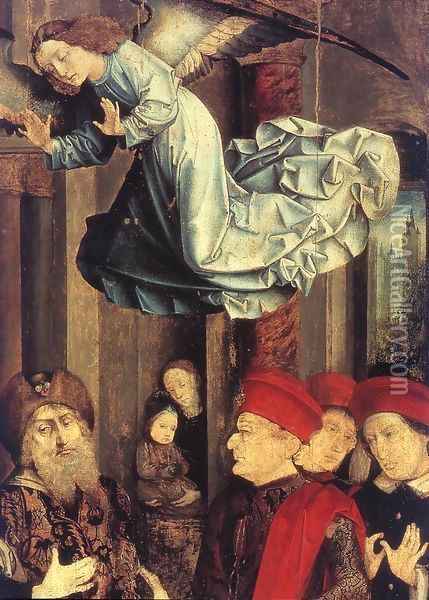 The Institution of the Eucharist (detail) Oil Painting - Joos Van Wassenhove