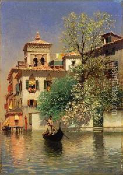 Kanal W Wenecji Oil Painting - Henry Pember Smith