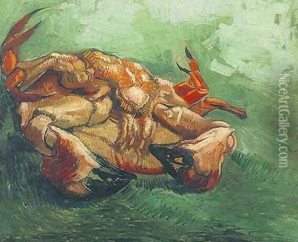 Crab On Its Back Oil Painting - Vincent Van Gogh