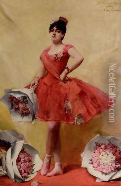 The Prima Ballerina Oil Painting - Leon Francois Comerre