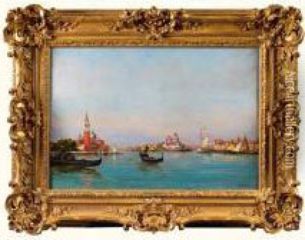 Le Lido A Venise Oil Painting - Raymond Allegre