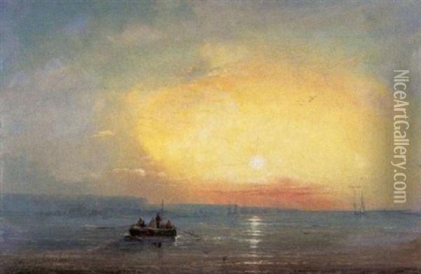Marine Oil Painting - Jacques Van Gingelen